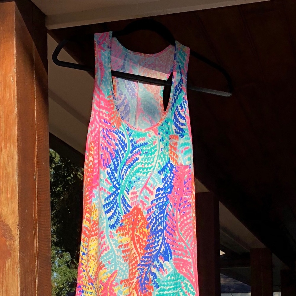 Lilly Pulitzer racer back long dress